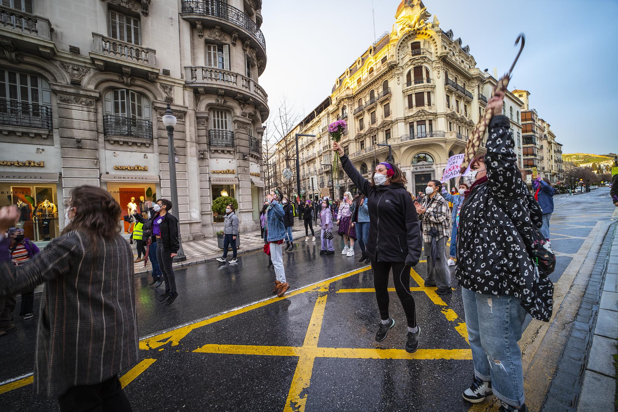 Manifestaciones y concentraciones en Andalucía por motivo del 8M - 9